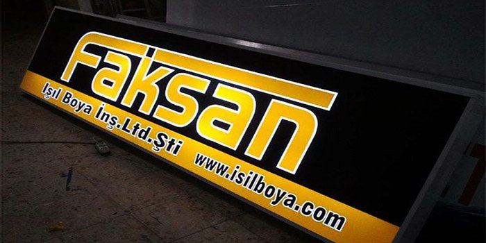 Işıklı Germe Tabela